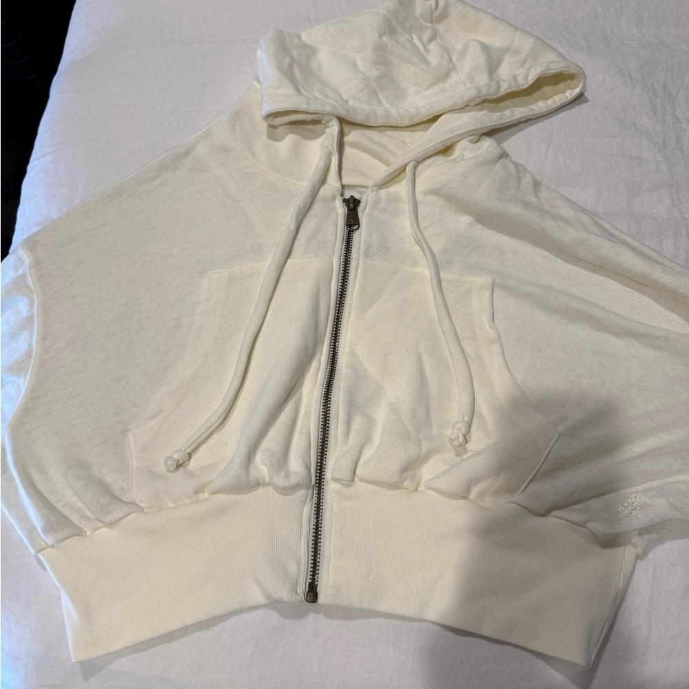 Free people cropped Hoodie